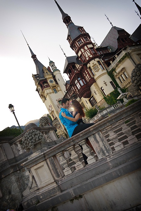 FOTOVIVA Fotografii logodnă  Sinaia Castelul Peleș 