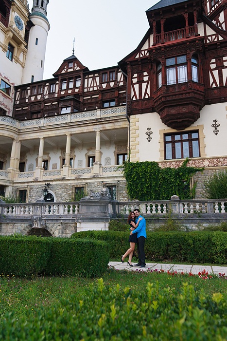 FOTOVIVA Fotografii logodnă  Sinaia Castelul Peleș 