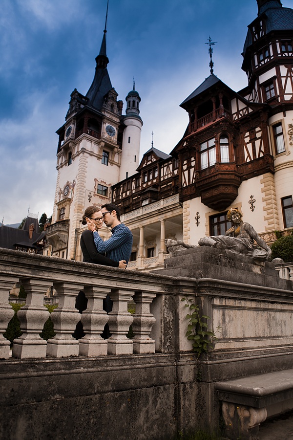 FOTOVIVA Fotografii logodnă  Sinaia Castelul Peleș 