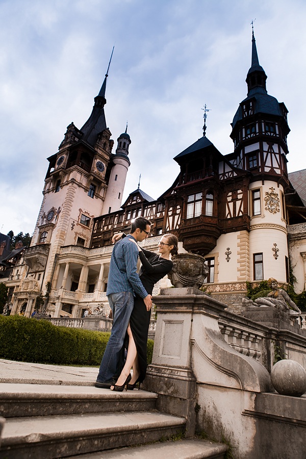 FOTOVIVA Fotografii logodnă  Sinaia Castelul Peleș 