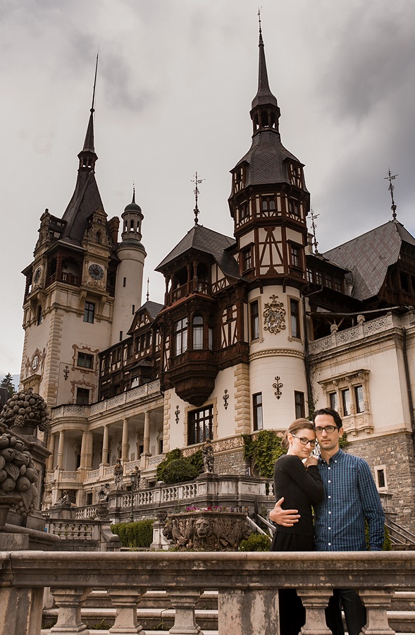 FOTOVIVA Fotografii logodnă  Sinaia Castelul Peleș 