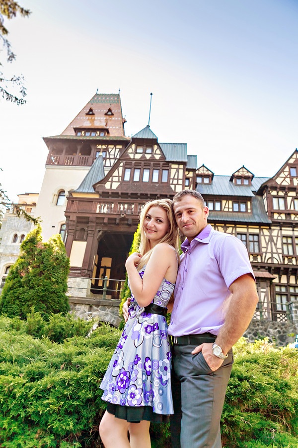 FOTOVIVA Fotografii logodnă  Sinaia Castelul Peleș 